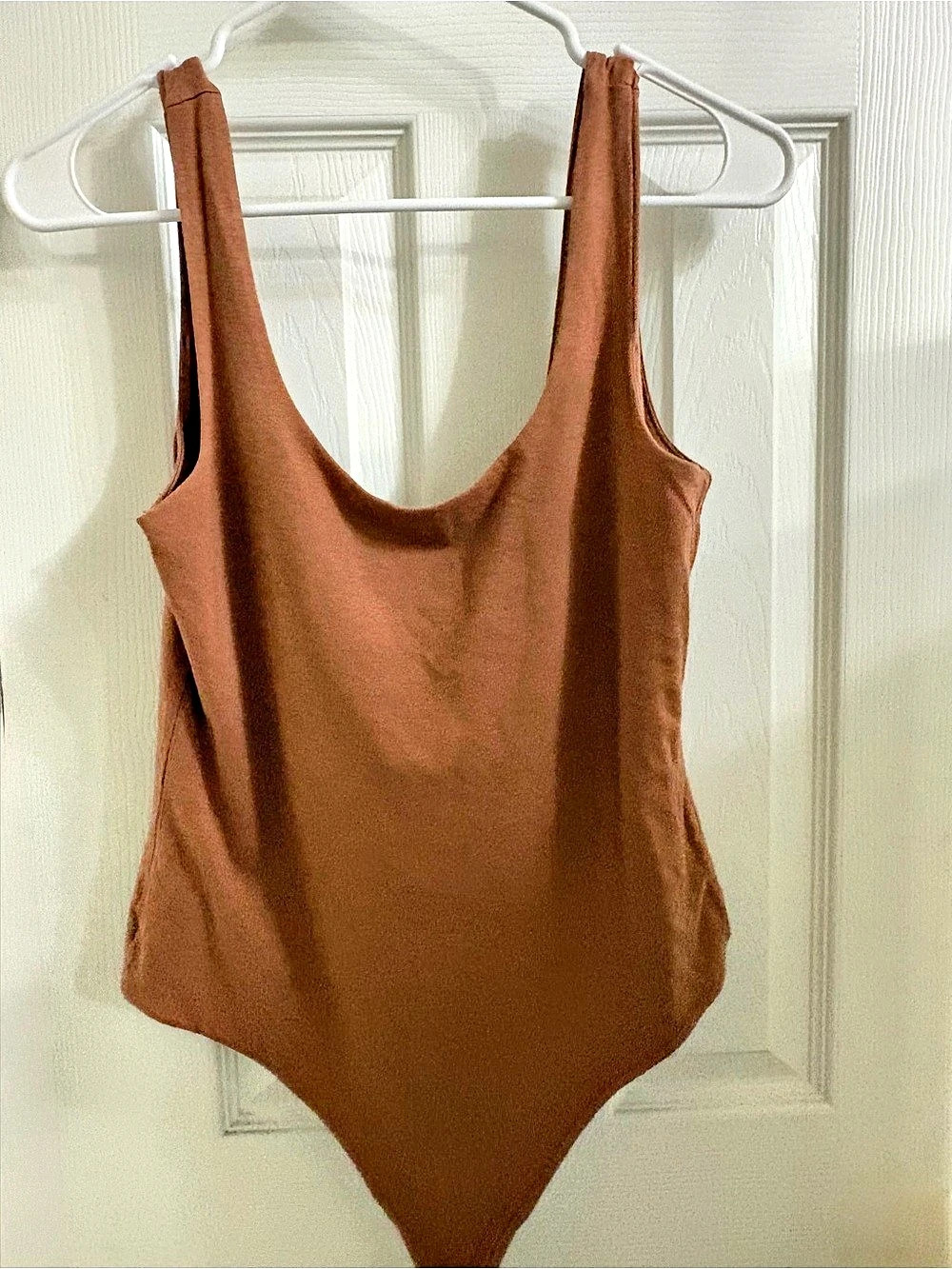 Banana Republic True Hues Tank Bodysuit Dark Tan Medium
